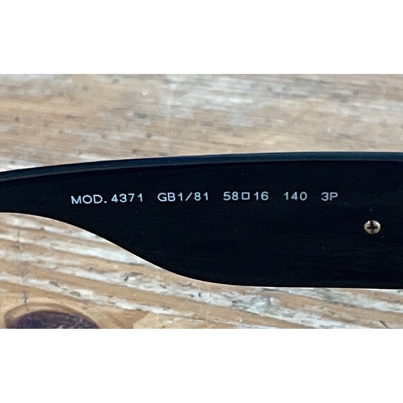 Versace Black Cat Eye Glasses Frames Gold Medusa Model 4372 Eyeglasses Used main image 5